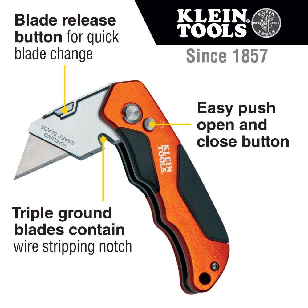 Klein Tools Folding Utility Knife - Flockneti