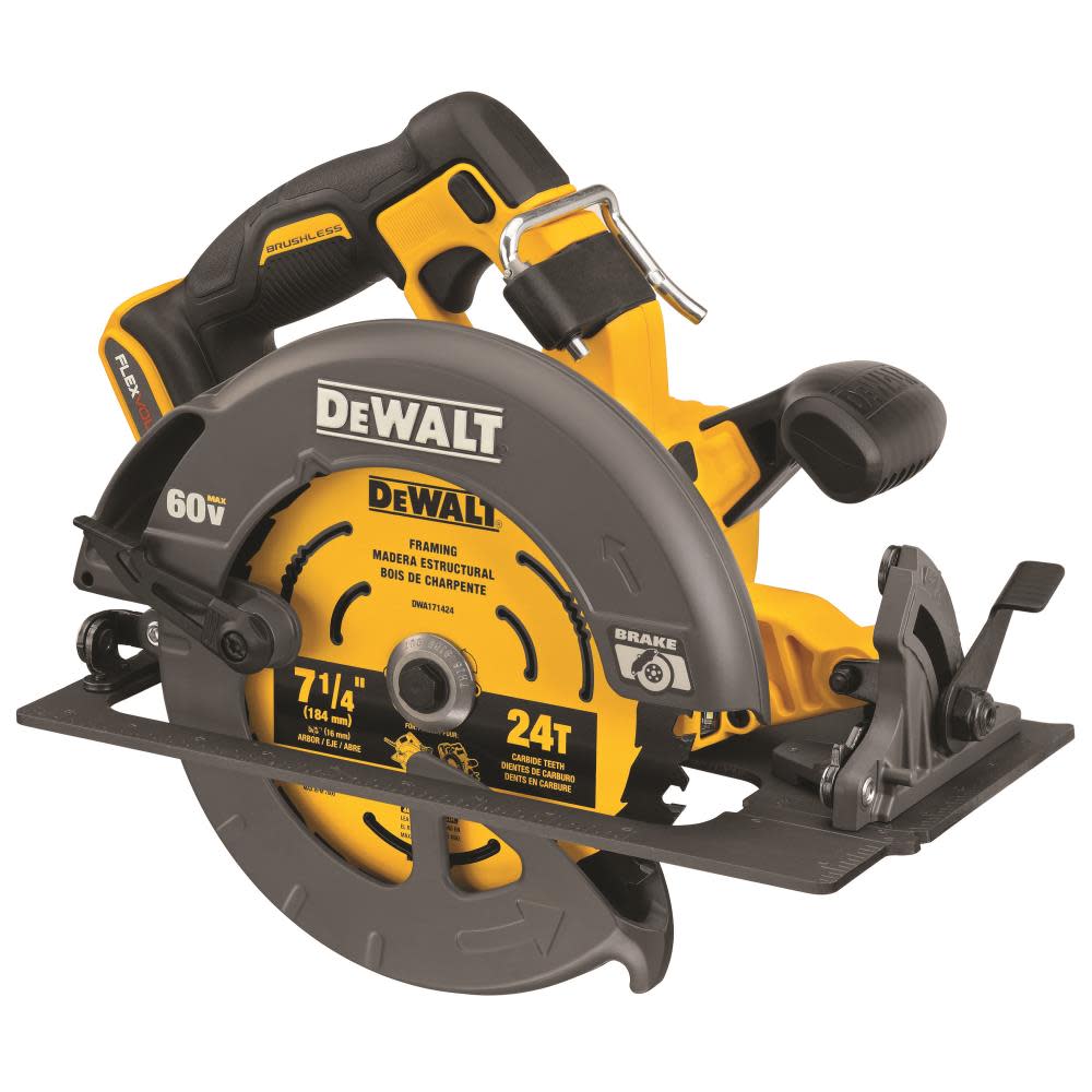 DEWALT FLEXV 60V MAX* 7 1/4″ Circular Saw with Brake Bare Tool - Flockneti