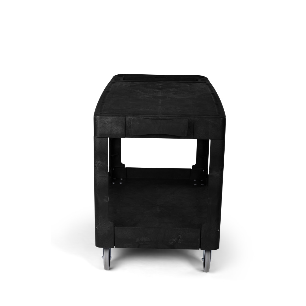 Toter Material Handling Utility Cart with Flat Top and Straight Handle - Flockneti
