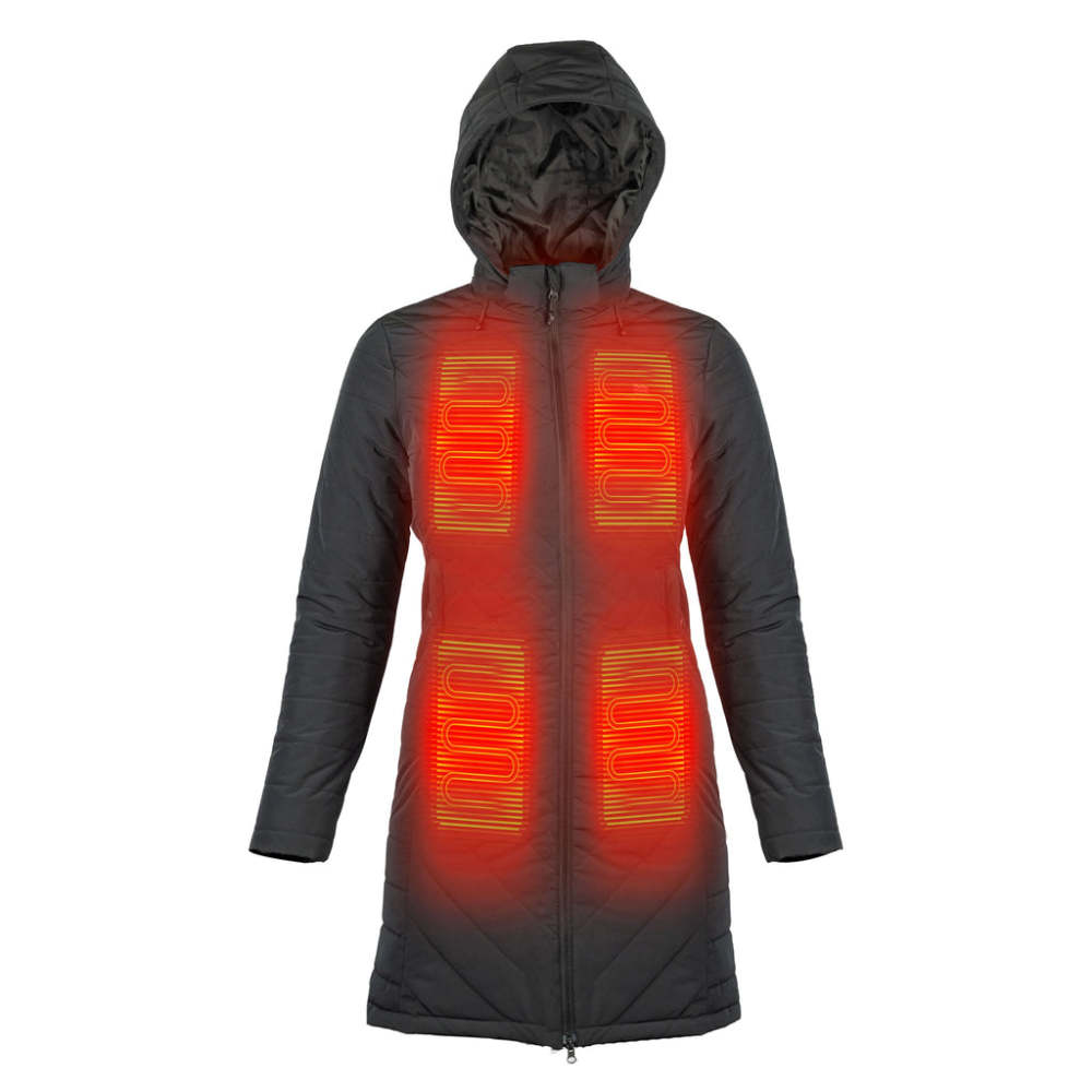 Mobile Warming 7.4V Meridian Heated Jacket Womens Black XS - Flockneti
