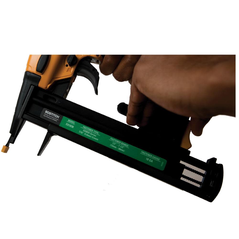 Bostitch 1-1/2 In. 18 GA Narrow Crown Finish Stapler - Flockneti
