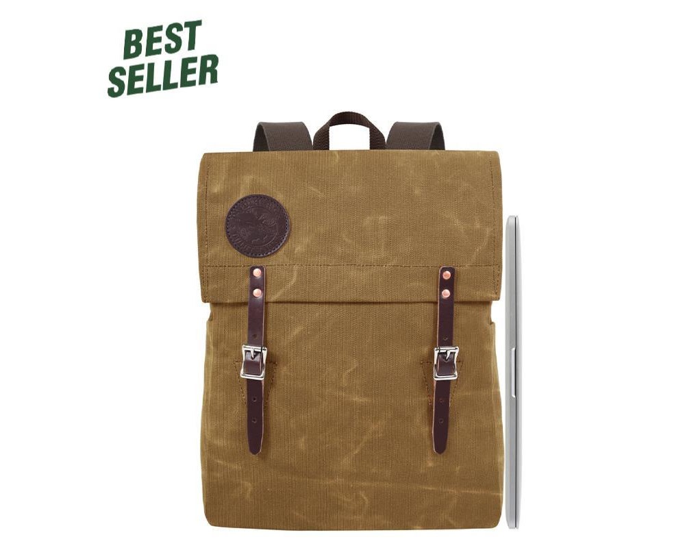 Duluth Pack 20 Liter Capacity Wax Khaki Laptop Scoutmaster Pack - Flockneti