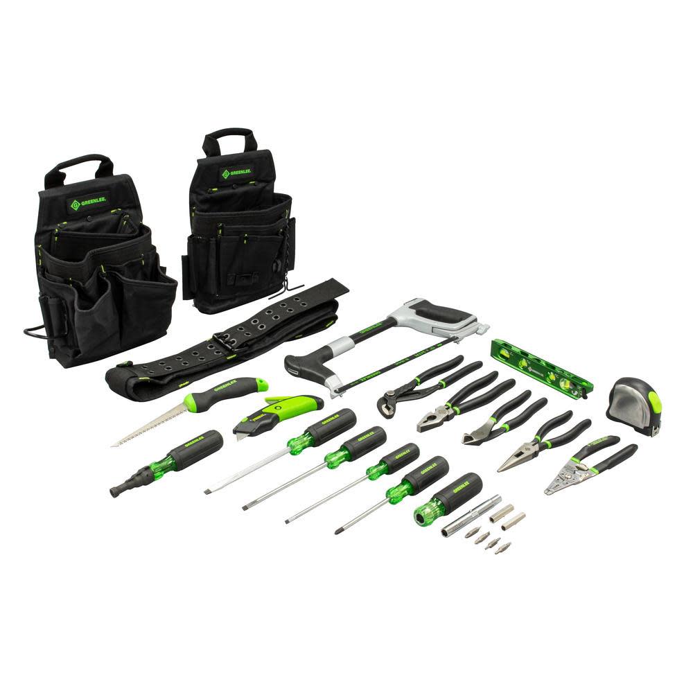 Greenlee Electrician Tool Kit 17pc - Flockneti