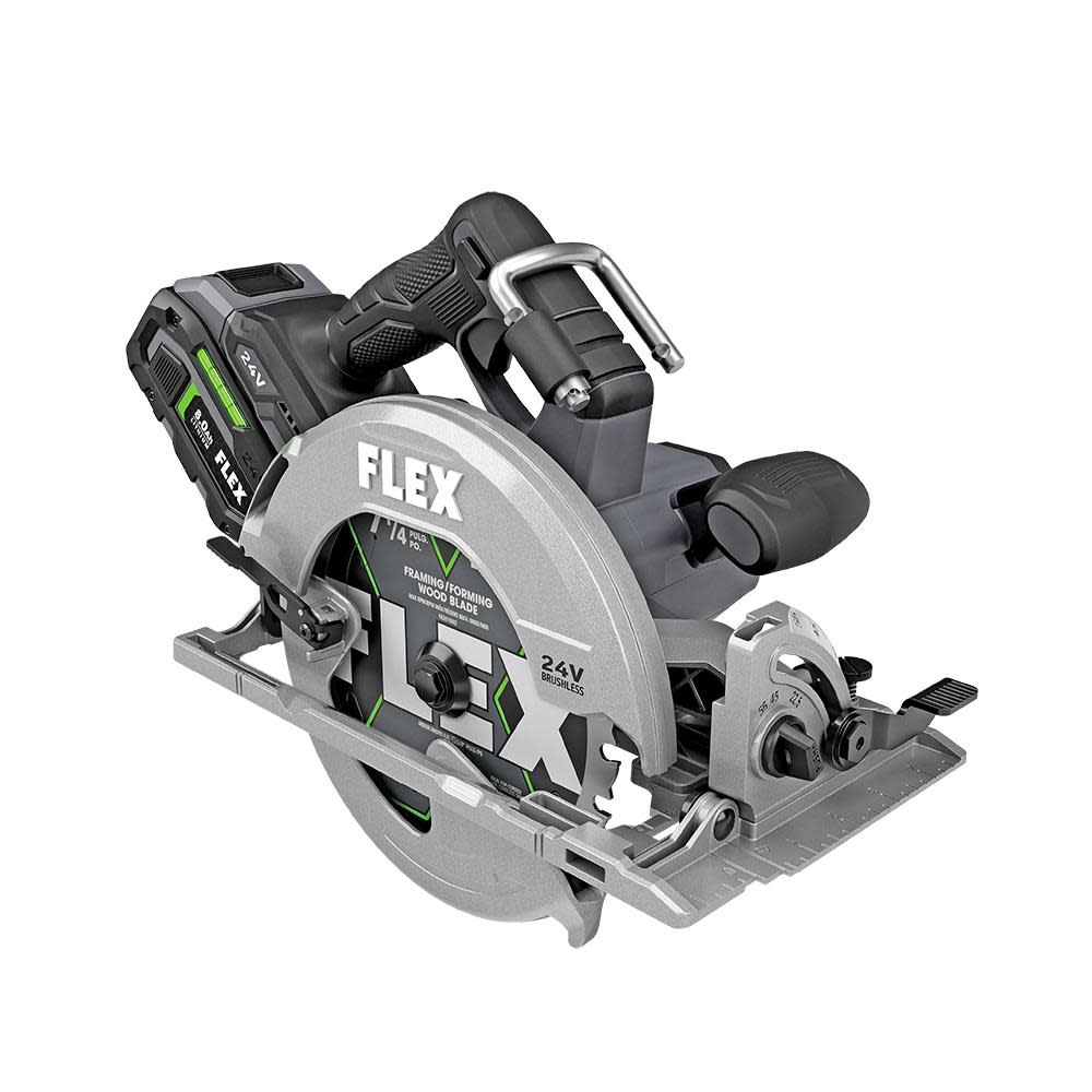FLEX 24V 7-1/4-In Circular Saw Kit - Flockneti