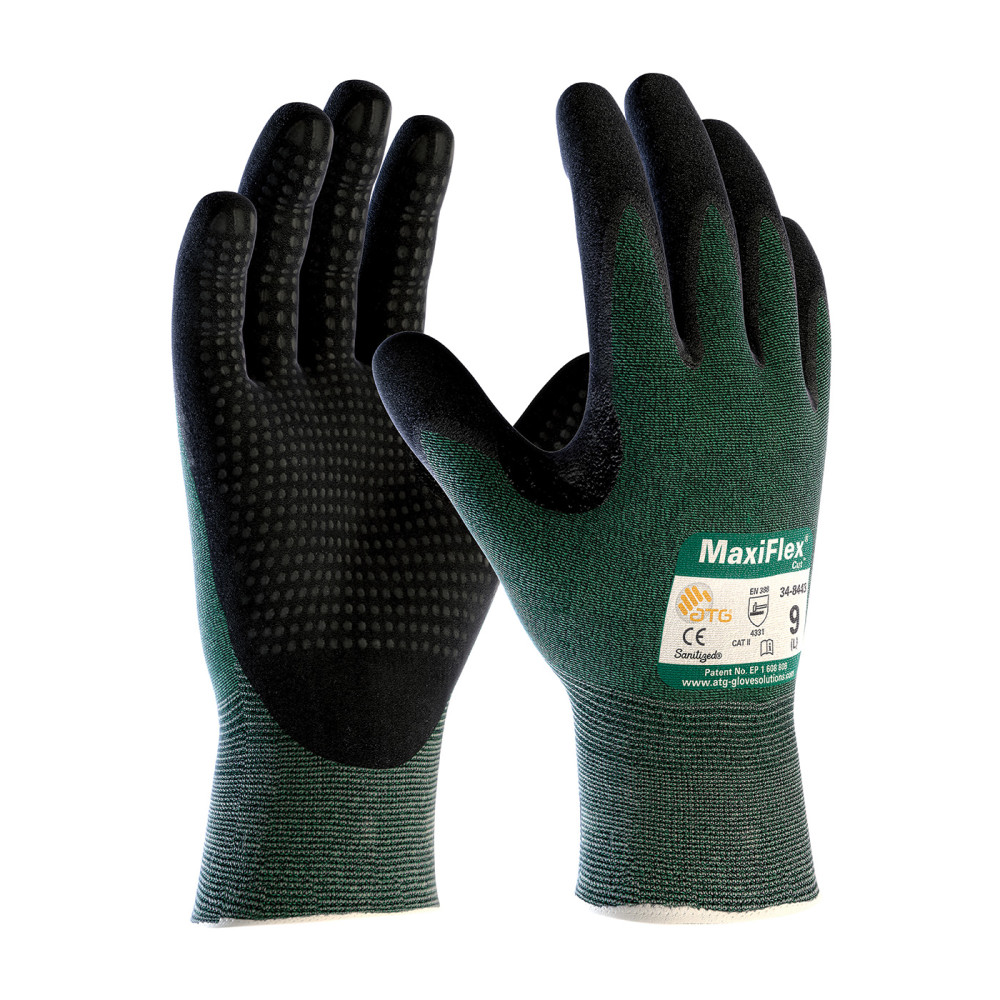 Protective Industrial Products Gloves Green MaxiFlex Cut Seamless Knit Engineered Yarn XL - Flockneti