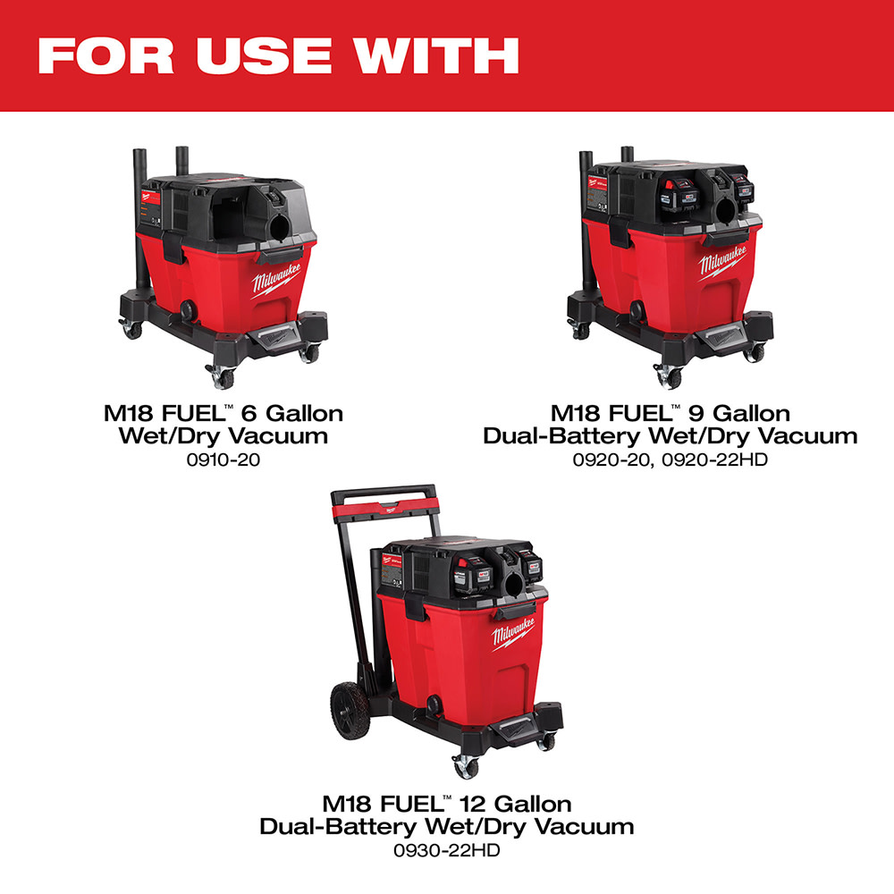 Milwaukee Large Wet/Dry Vacuum High Efficiency Filter - Flockneti