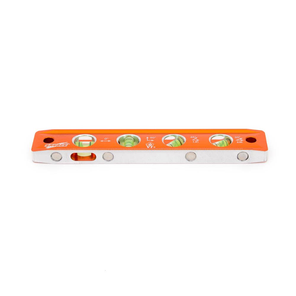 Tool 9 In SAVAGE Magnetic Billet Torpedo Level with Metric (22 CM) - Flockneti