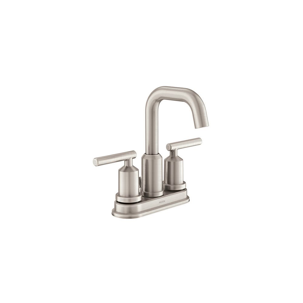 Moen Gibson Bathroom Faucet Spot Resist Nickel 2 Handle High Arc - Flockneti