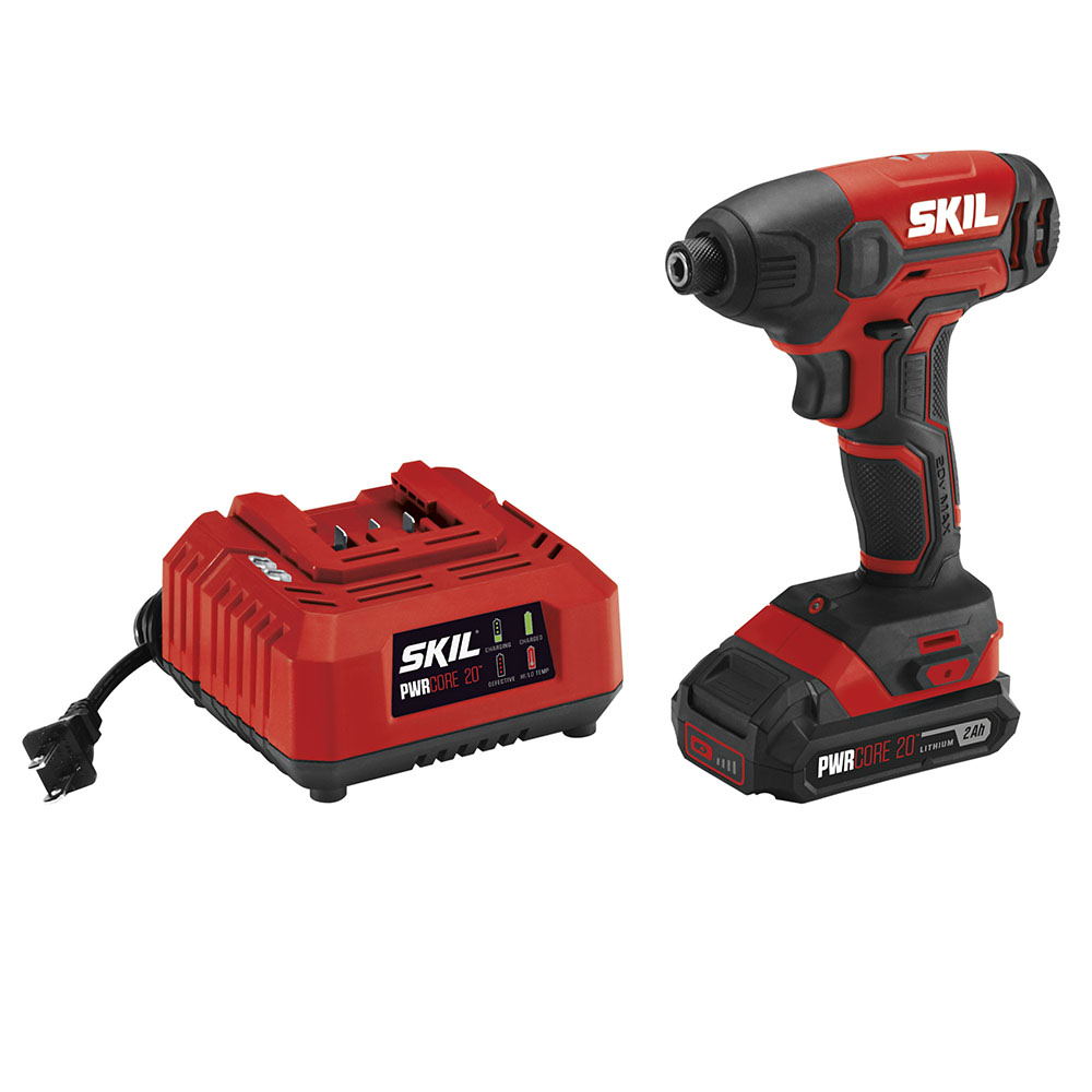 SKIL 20V 1/4” Hex Impact Driver PWRCORE Kit - Flockneti