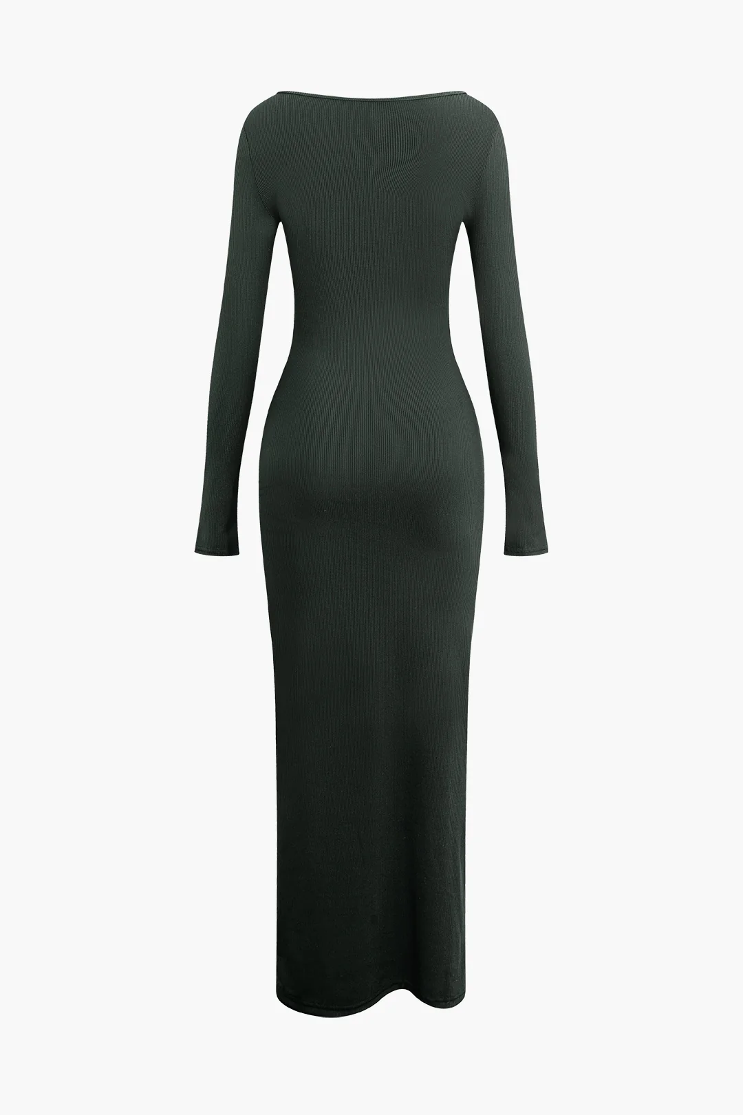 Solid Long Sleeve Maxi Dress - Flockneti