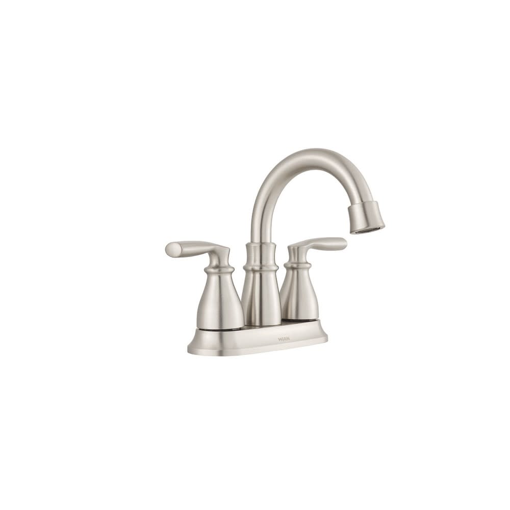 Moen Hilliard Bathroom Faucet Spot Resist Nickel 2 Handle HighArc - Flockneti