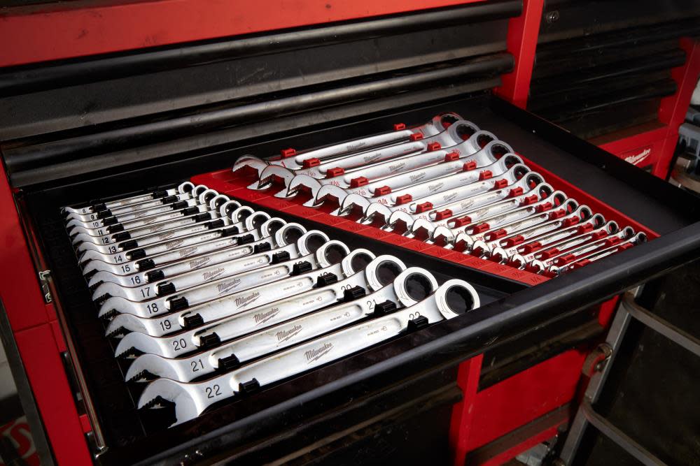 Milwaukee SAE and Metric Ratcheting Combination Wrench Bundle - Flockneti