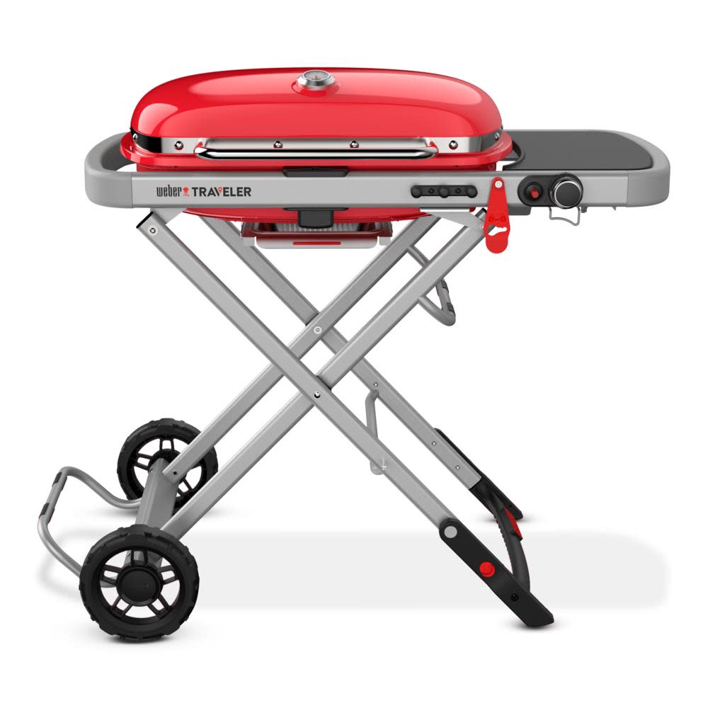 Weber Traveler Grill Propane Red - Flockneti