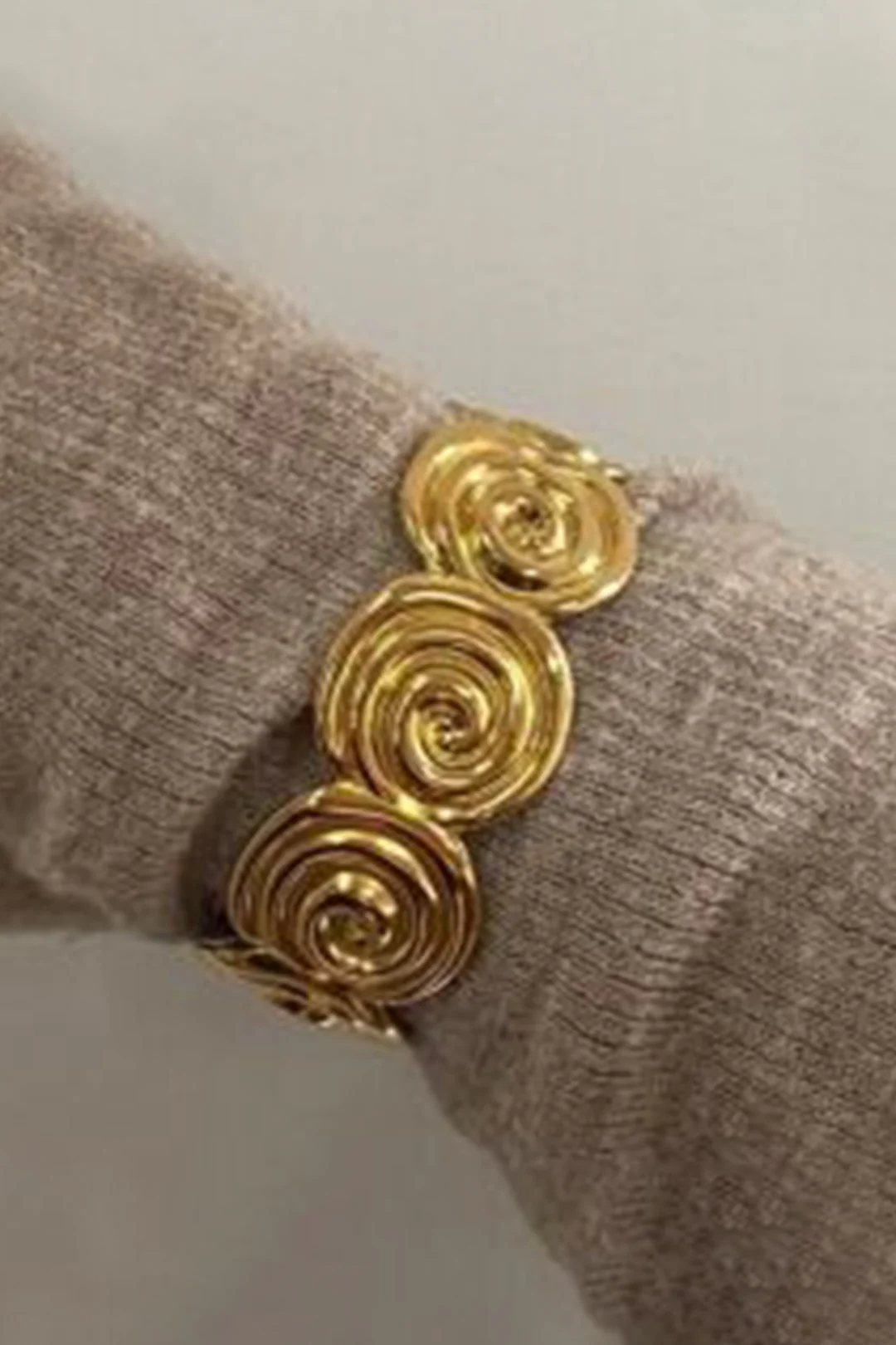 Alloy Geometric Open Bracelet - Flockneti