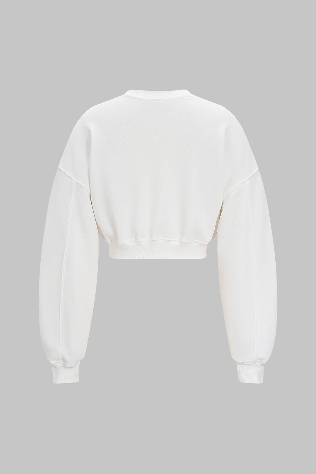 Letter Print Round Neck Long Sleeve Sweatshirt - Flockneti