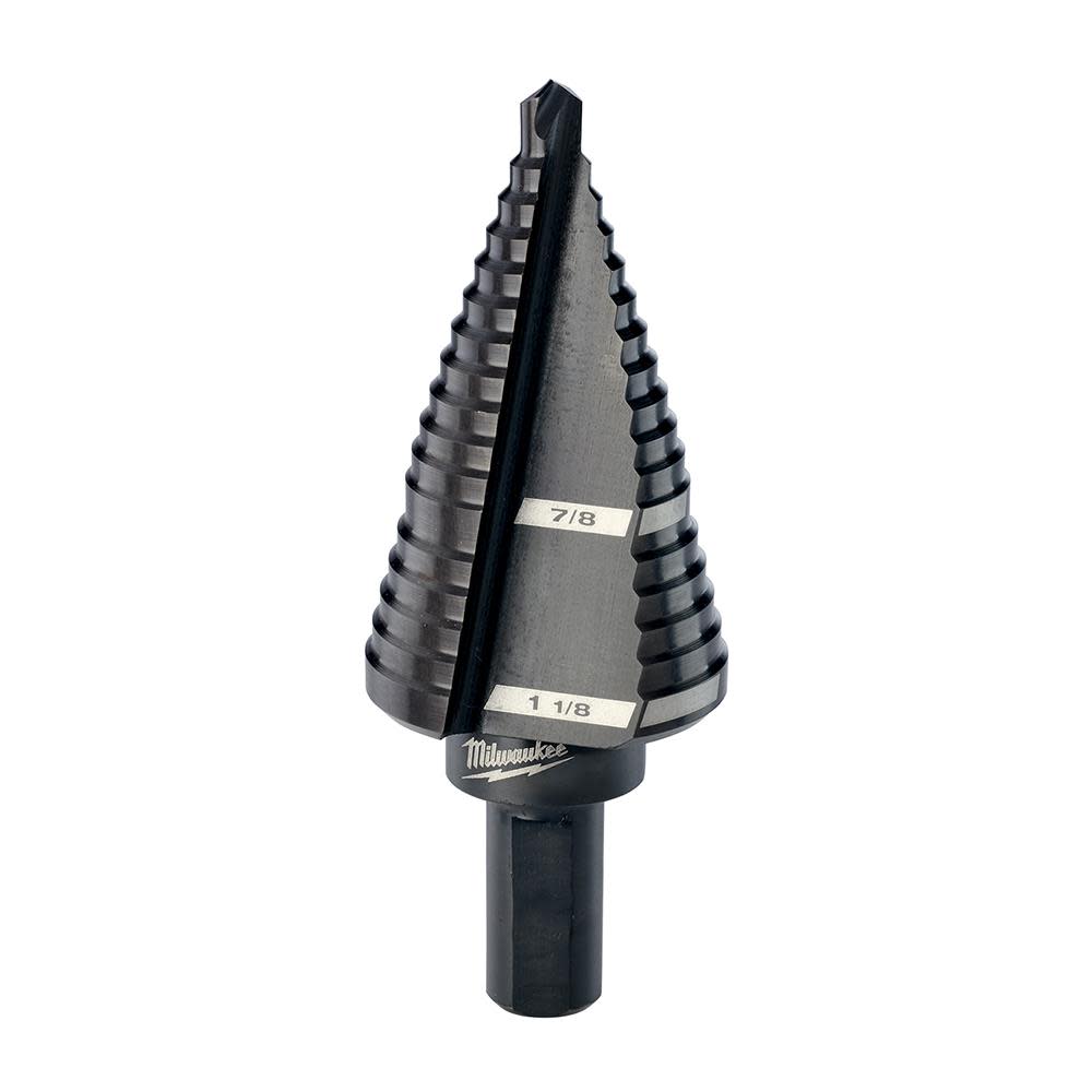 Milwaukee #9 Step Drill Bit 7/8 in. & 1-1/8 in. - Flockneti