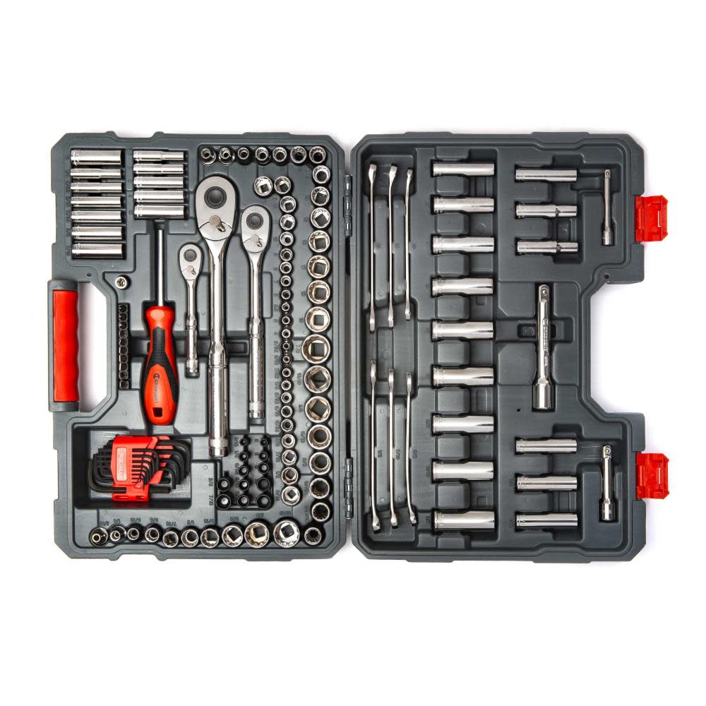 Crescent 1/4″ 3/8″ & 1/2″ Drive Mechanics Tool Set 142pc - Flockneti