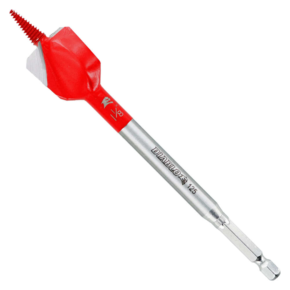 Diablo Tools 1 1/8″x6″ Demo Demon Spade Bit for Nail Embedded Wood - Flockneti