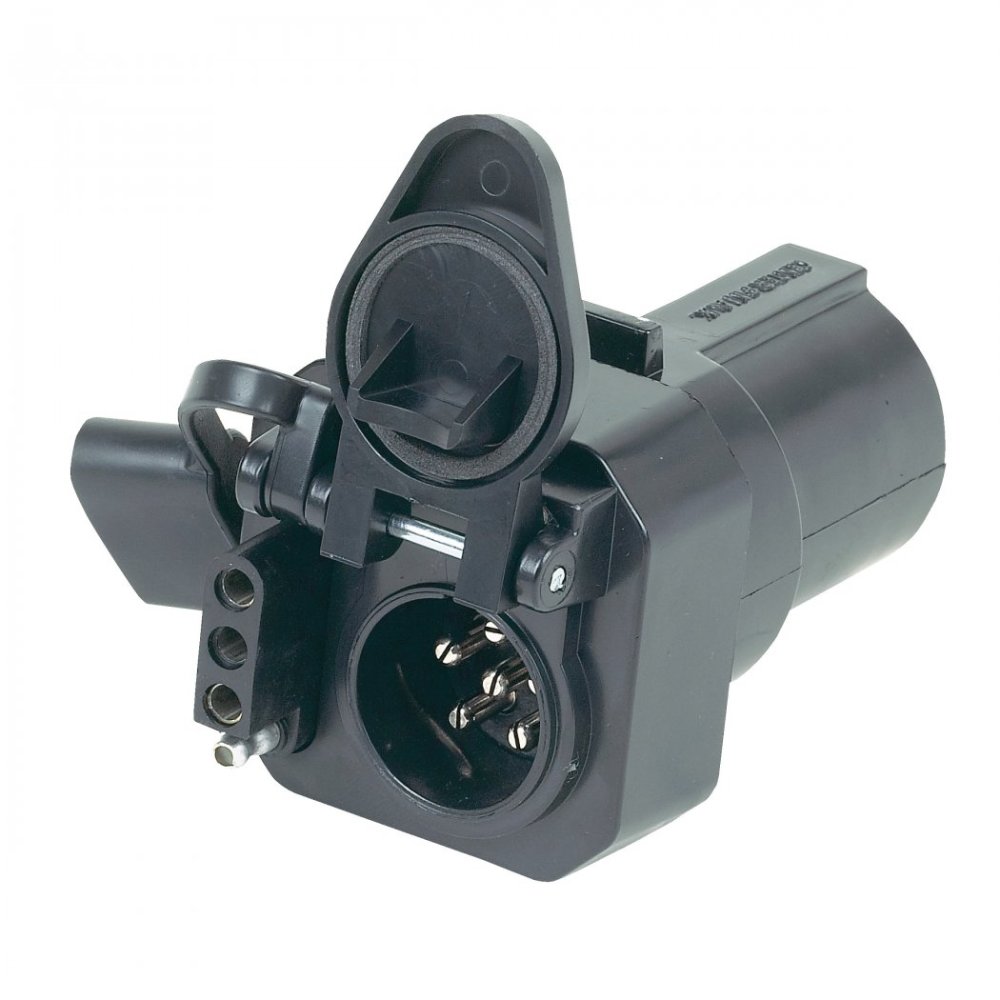 Hopkins Multi Tow Trailer Adapter 7 Blade to 6 Round & 4 Flat - Flockneti