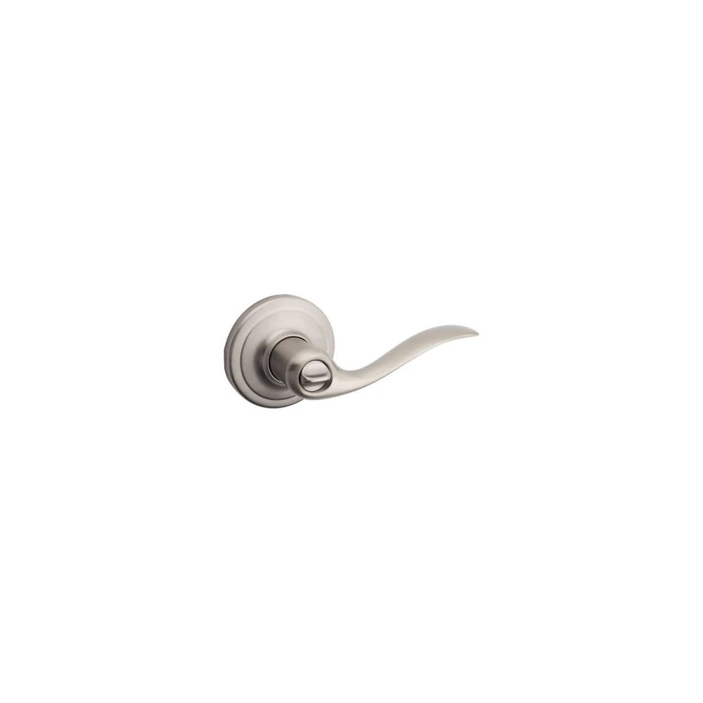 Kwikset Satin Nickel Bed/Bath Tustin Privacy Door Lever - Flockneti
