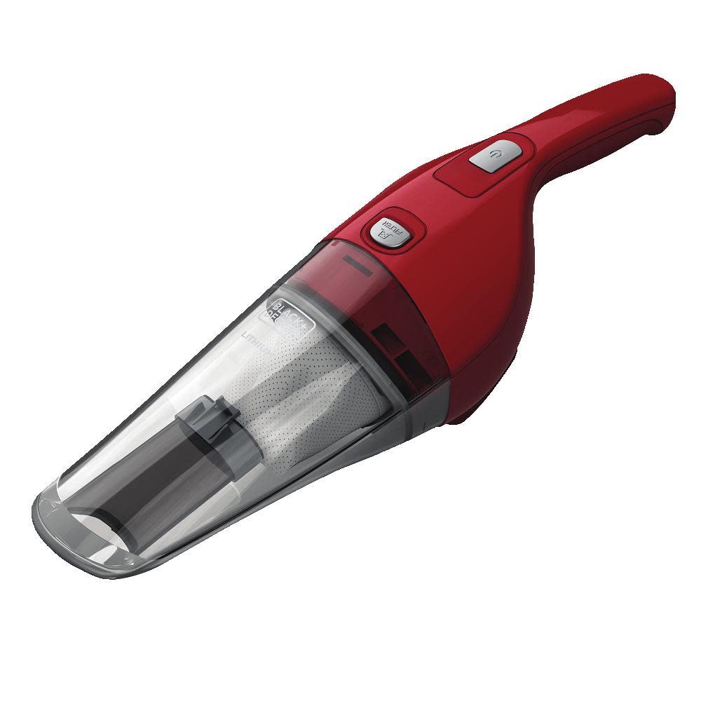 Black and Decker Lithium Hand Vacuum Chili Red - Flockneti