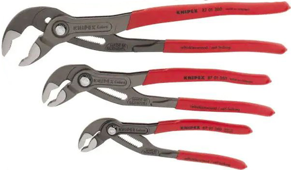 Knipex Cobra High Tech Water Pump Pliers Set 3pc - Flockneti
