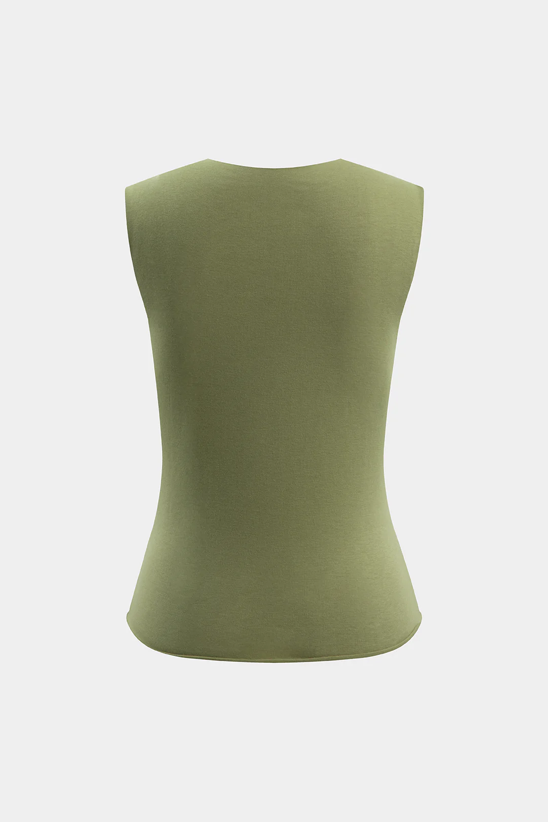 Embroidery Print Sleeveless Tank Top - Flockneti