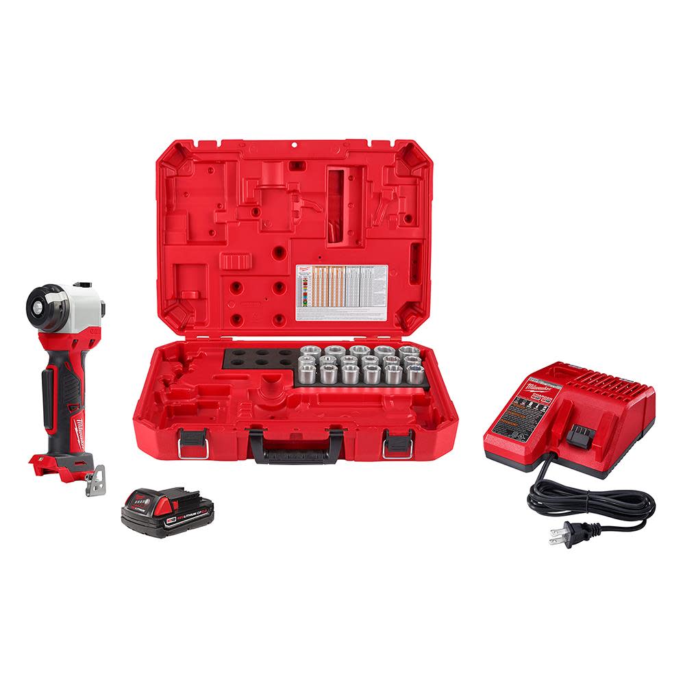 Milwaukee M18 Cable Stripper Kit with 17 Cu THHN / XHHW Bushings - Flockneti