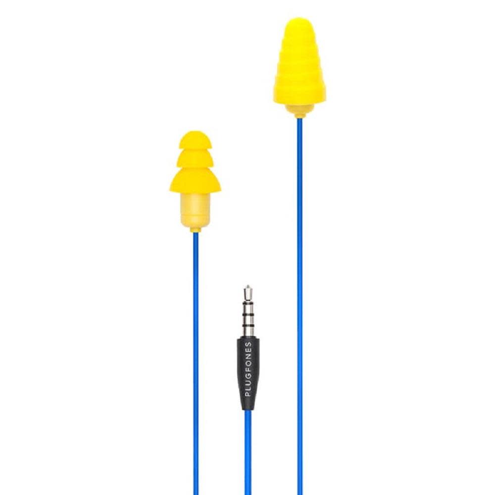 Plugfones Guardian Noise Suppressing Headphones (Blue/Yellow) - Flockneti