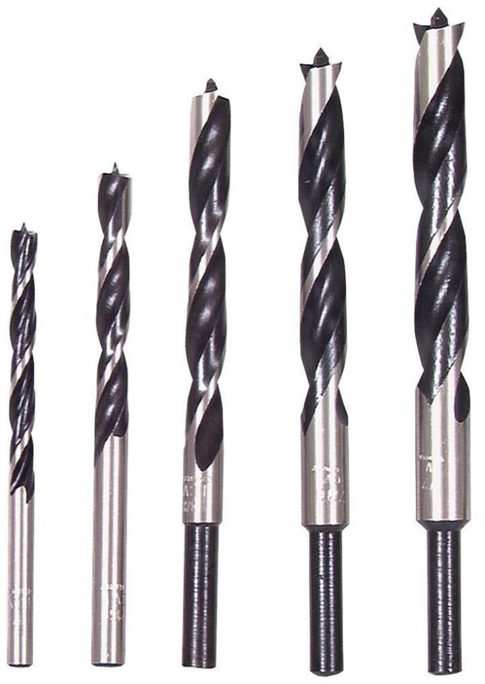 Bosch 5pc Brad Point Drill Bit Set - Flockneti