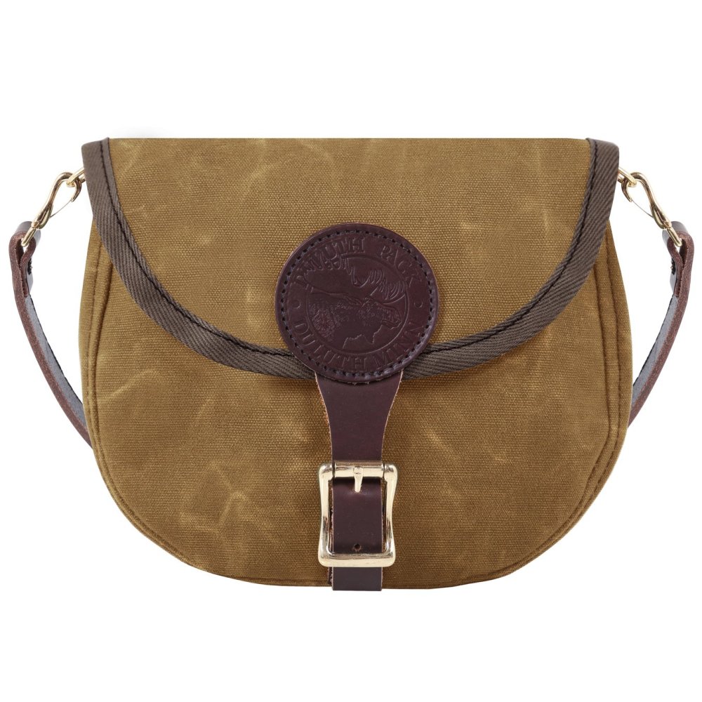 Duluth Pack 2 Liters Capacity Waxed Khaki Small Standard Shell Purse - Flockneti