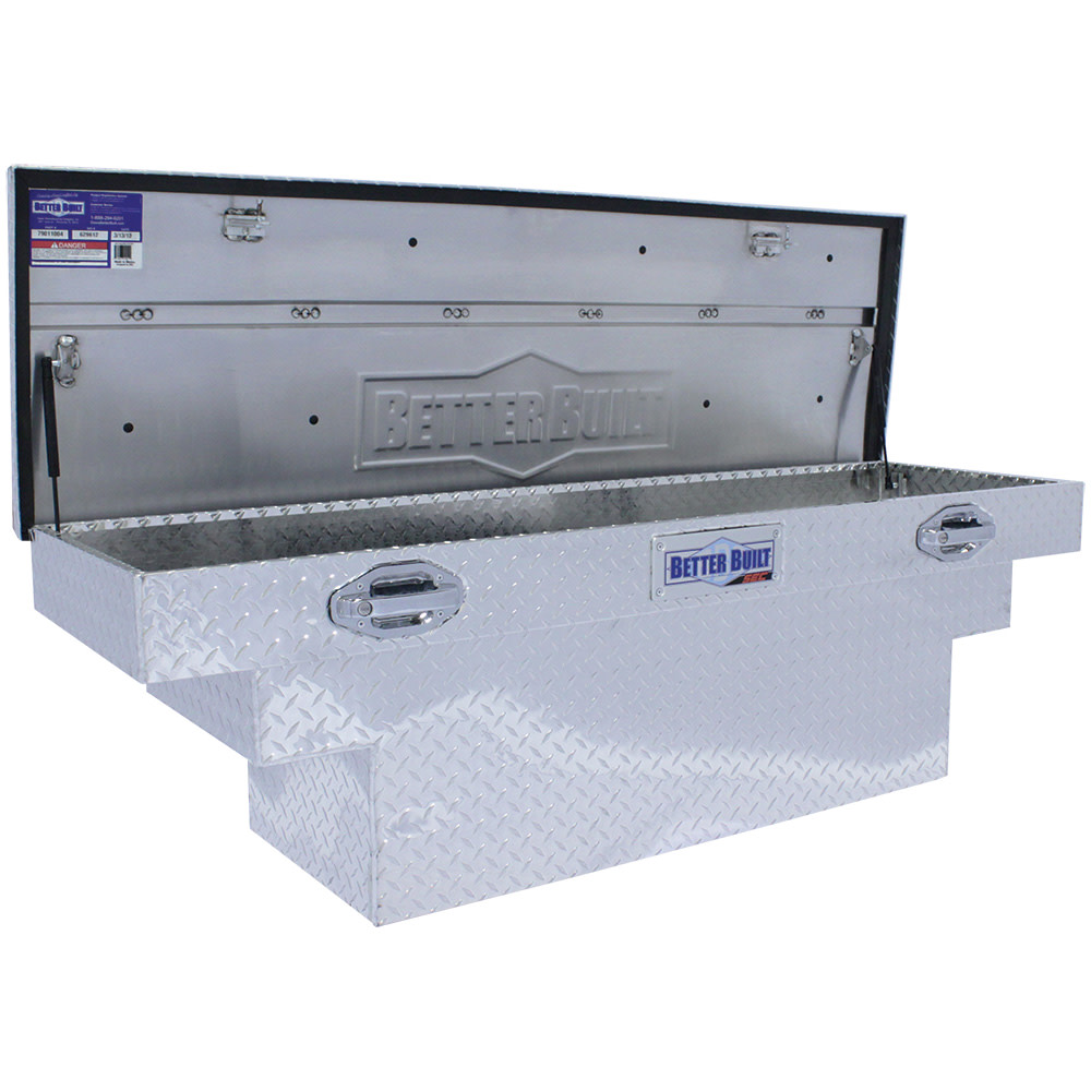 Better Built 61.5″ SEC Saddle Truck Tool Box DEEP UNIVERSAL BRITE ALUMINUM - Flockneti