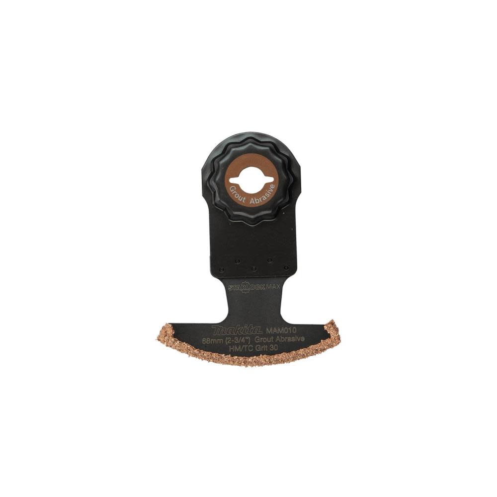 Makita StarlockMax Oscillating Multi Tool 2 3/4″ Hard Metal with Tungsten Carbide 30 Grit Grout and Abrasive Segmented Saw Blade - Flockneti