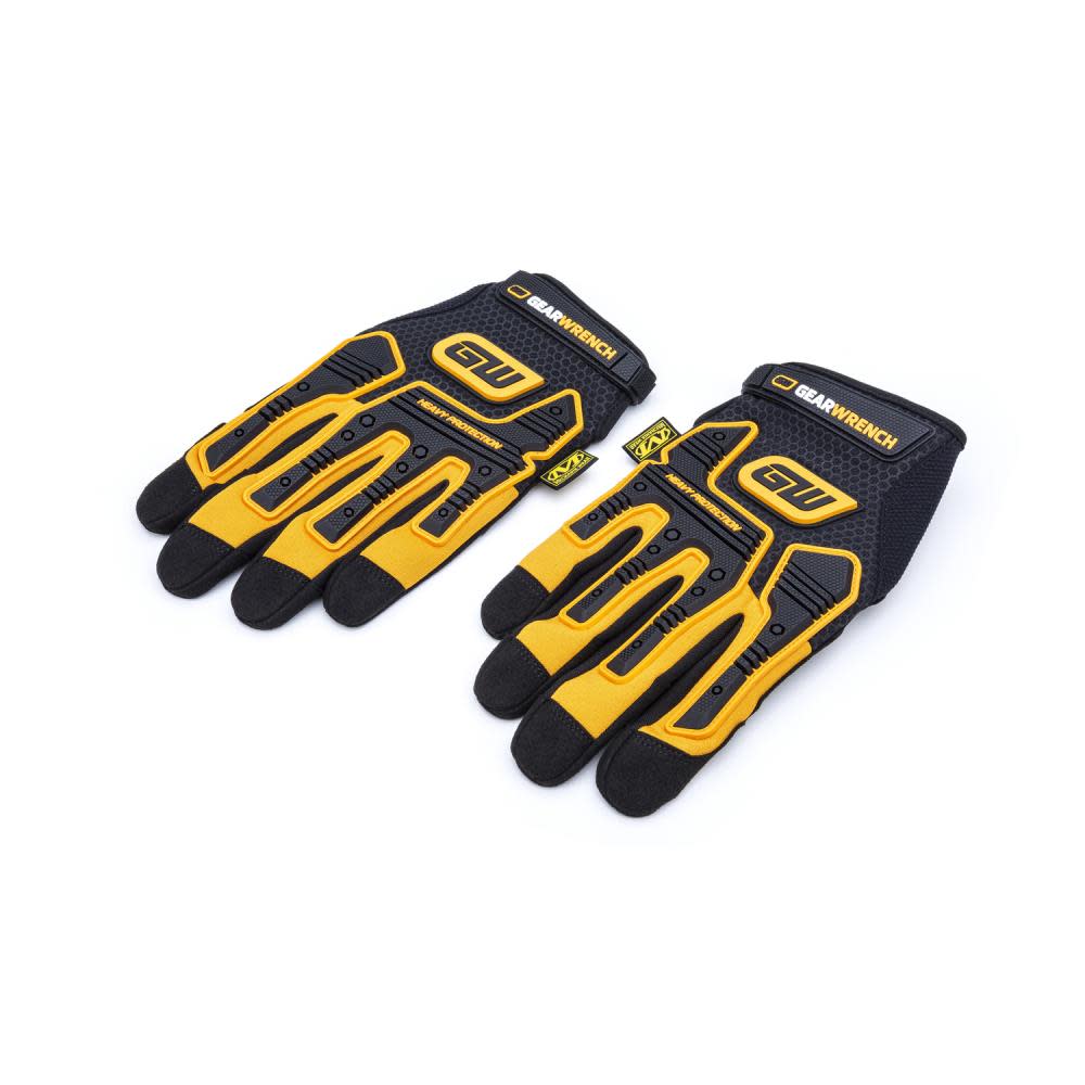 GEARWRENCH Heavy Impact Work Gloves – XL - Flockneti
