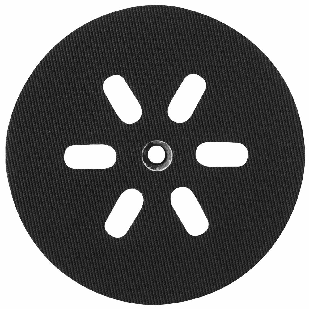 Bosch 6 In. 6 Hole Hard Hook & Loop Random Orbit Sander Backing Pad - Flockneti