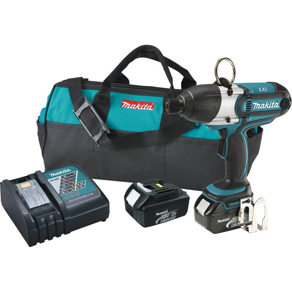 Makita 18V LXT Quick Change 7/16″ Hex Impact Wrench Kit - Flockneti