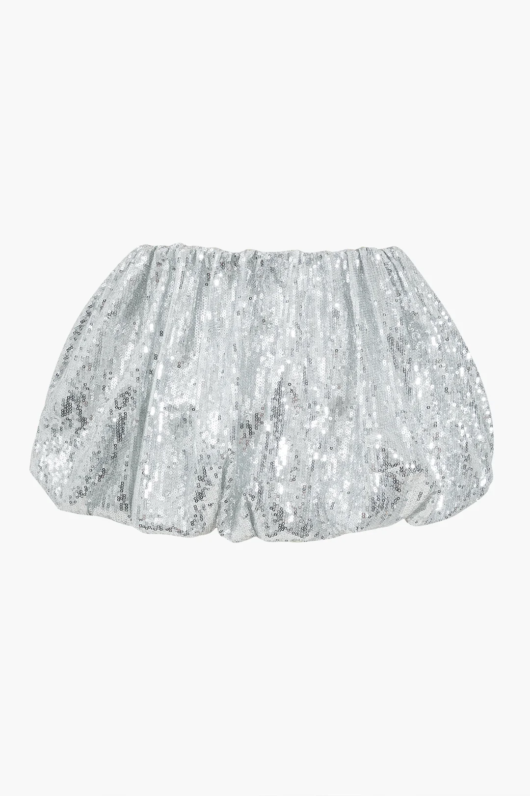 Sequin Ruched Puff Skirt - Flockneti
