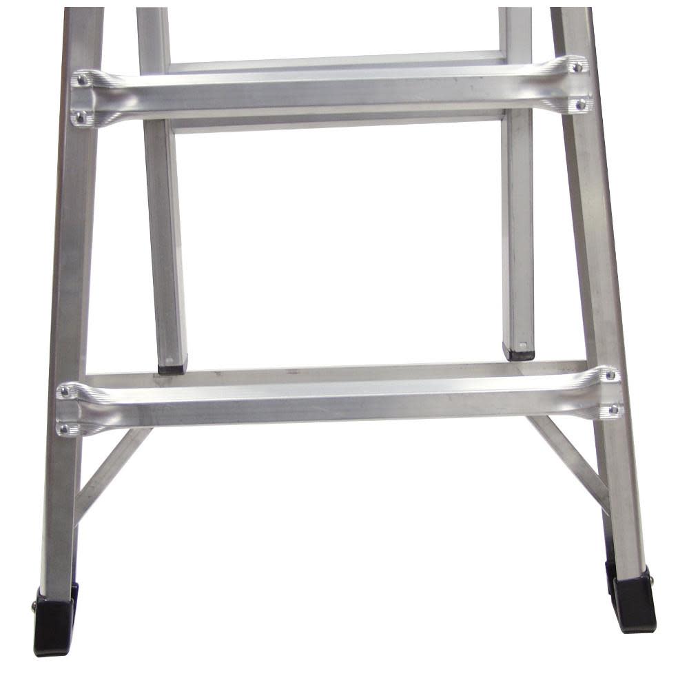 Werner 26-ft Aluminum 300-lb Telescoping Type IA Multi-Position Ladder - Flockneti