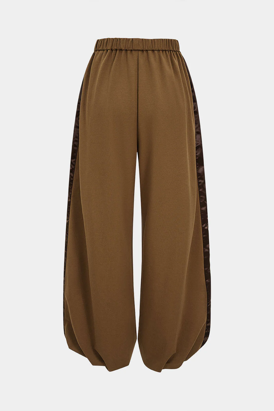 Patchwork Detail Ruched Pants - Flockneti