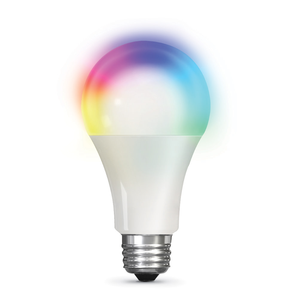Feit Electric 100W A21 RGBW Alexa Google Smart WiFi Bulb 1pk - Flockneti