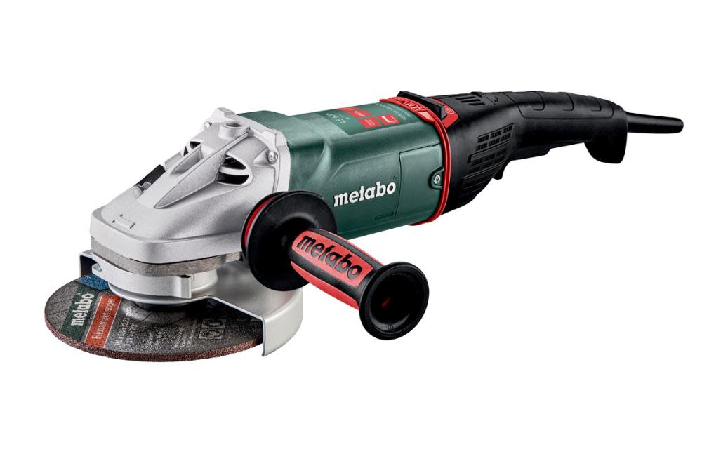 Metabo 7″ Angle Grinder with Brake Non-Locking Paddle Electronics - Flockneti