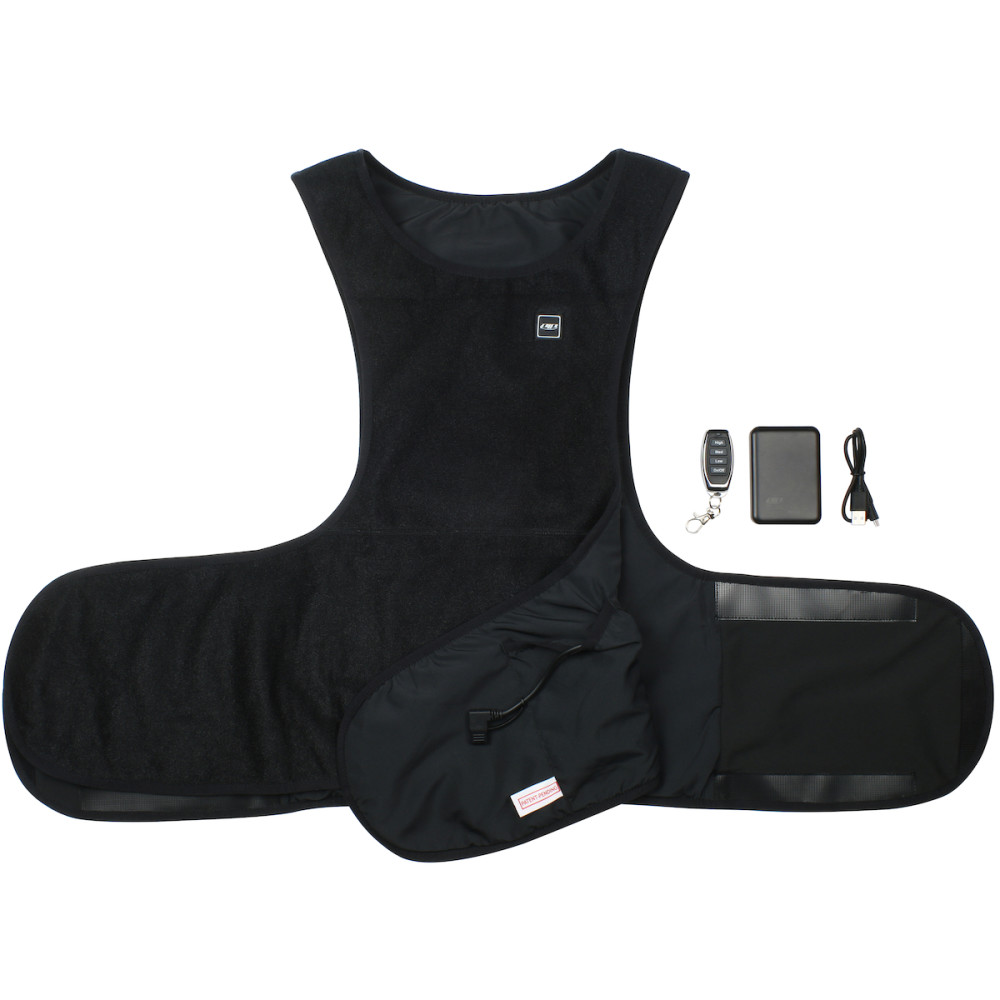 Protective Industrial Products Boss Therm Heated Vest Lightweight Black OSFM - Flockneti