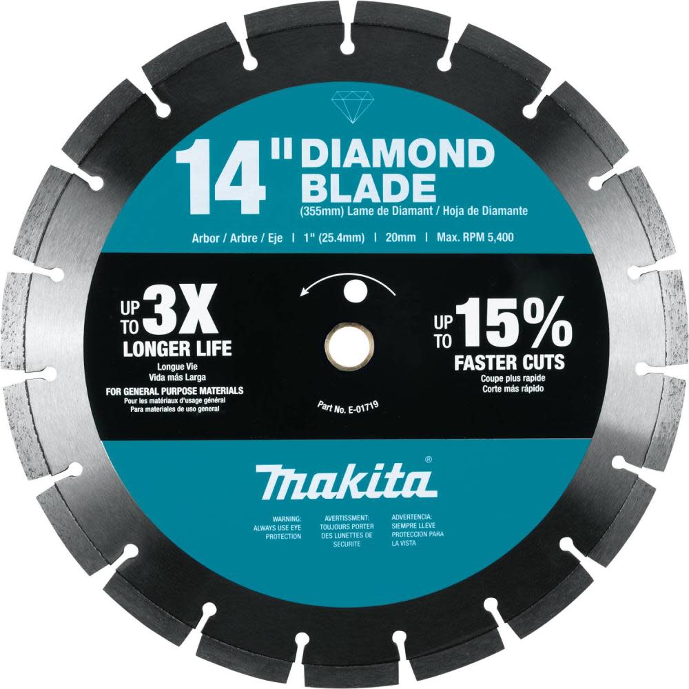 Makita 14″ Diamond Blade Segmented General Purpose - Flockneti