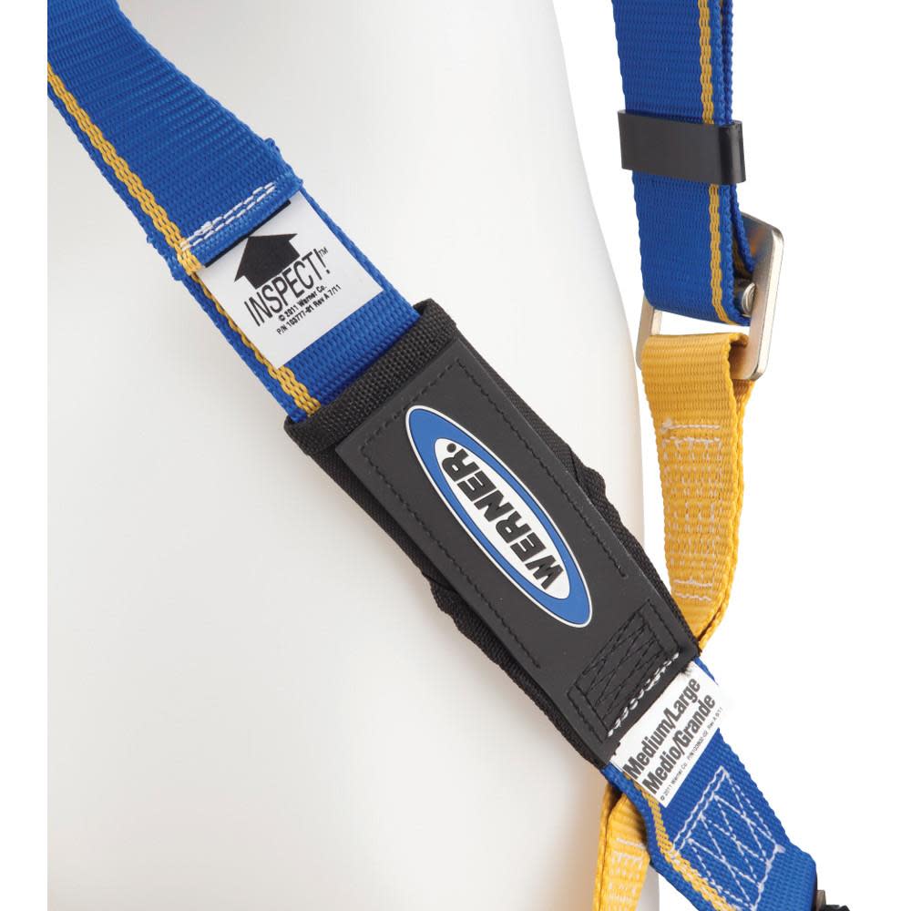 Werner Blue Armor Standard (1 D Ring) Harness (XL) - Flockneti