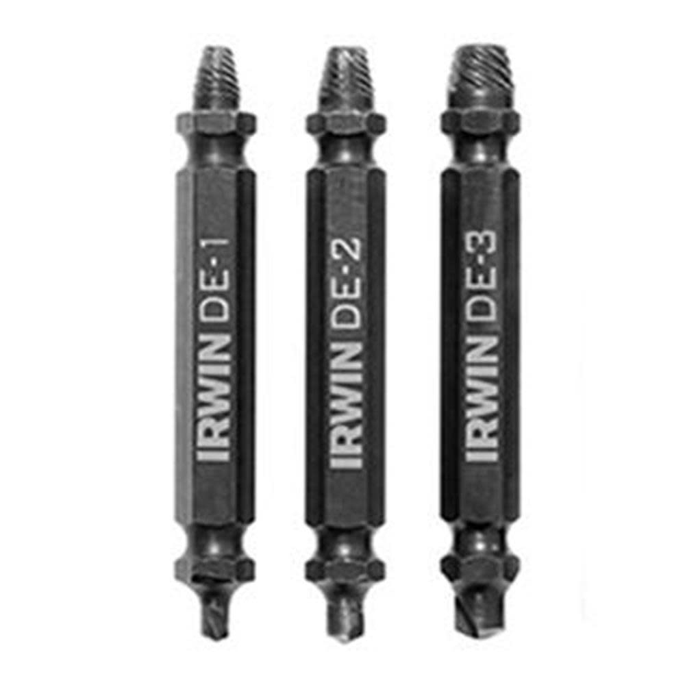 Irwin Impact Double Ended Screw Extractor Set 3 Pc. - Flockneti