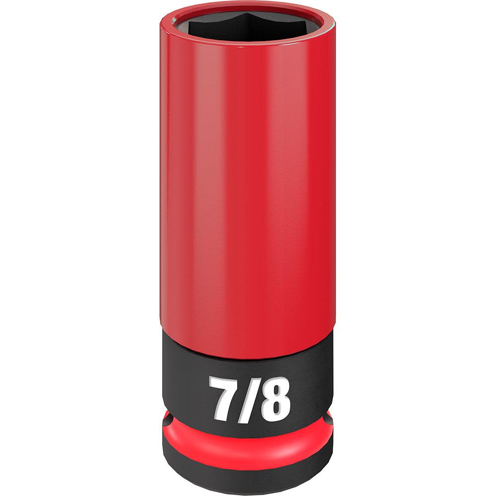 Milwaukee SHOCKWAVE Impact Duty Socket 1/2 Drive 7/8″ SAE Lug Nut Wheel - Flockneti
