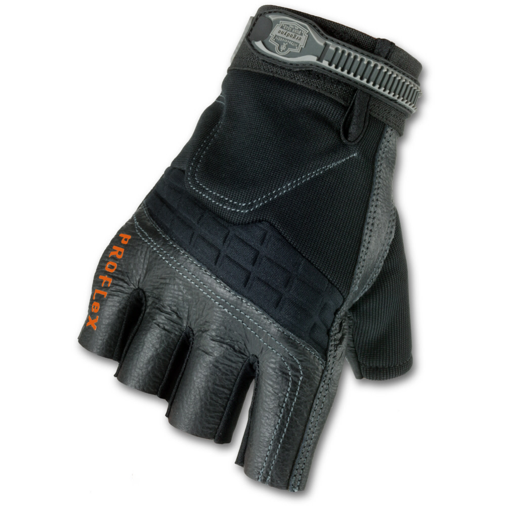 Ergodyne Proflex 900 Half Finger Impact Gloves Small Proflex 900 Half Finger Impact Gloves Small - Flockneti