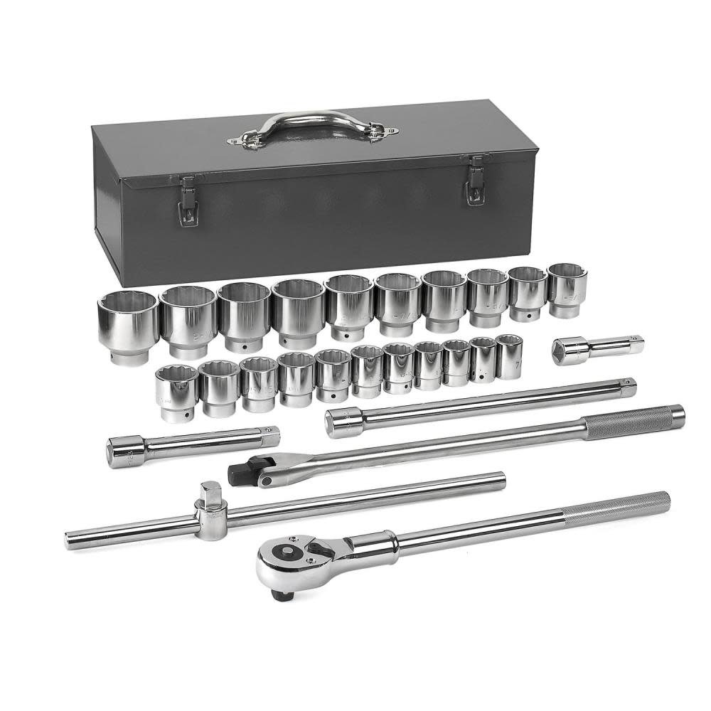 GEARWRENCH Mechanics Tool Set 27 pc. 3/4 In. Drive 12 Point SAE - Flockneti