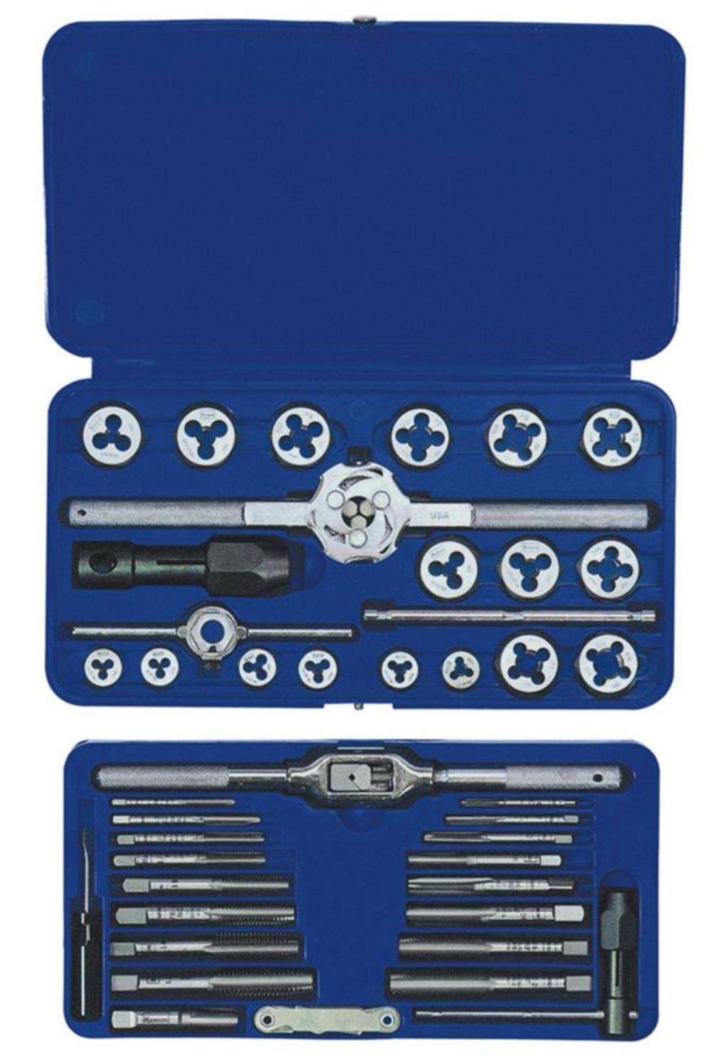 Irwin Tap & Die 41 piece Set Combo Hex - Flockneti