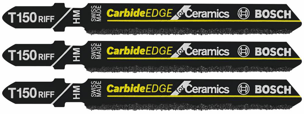 Bosch 3 pc. 3-1/4 In. 50 Grit Carbide Edge for Ceramics T-Shank Jig Saw Blades - Flockneti